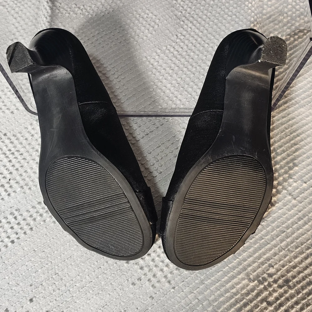 Black Jellypop Elva Dress Heel Size 9 Comfort Cushion Soles - Picture 6 of 10